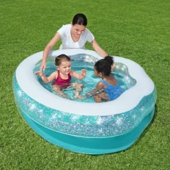 Basen dziecięcy dmuchany dla dzieci Sparkle Shell 150 x 127 x 43 cm BESTWAY