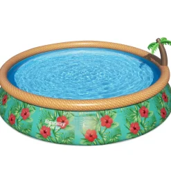 Basen dziecięcy rozporowy Fast Set Paradise Palms 457 x 84 cm BESTWAY