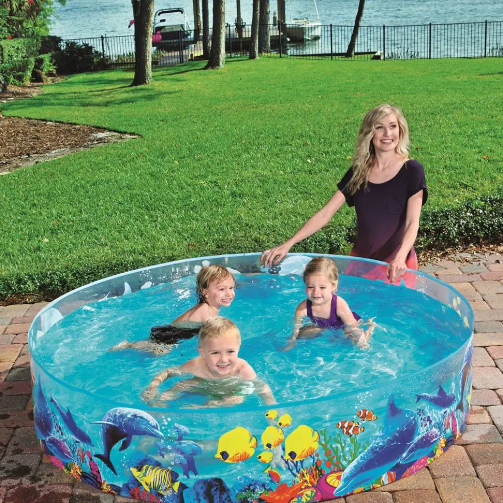 Basen dziecięcy rozporowy Fill 'n Fun Odyssey Pool 183 x 38 cm BESTWAY