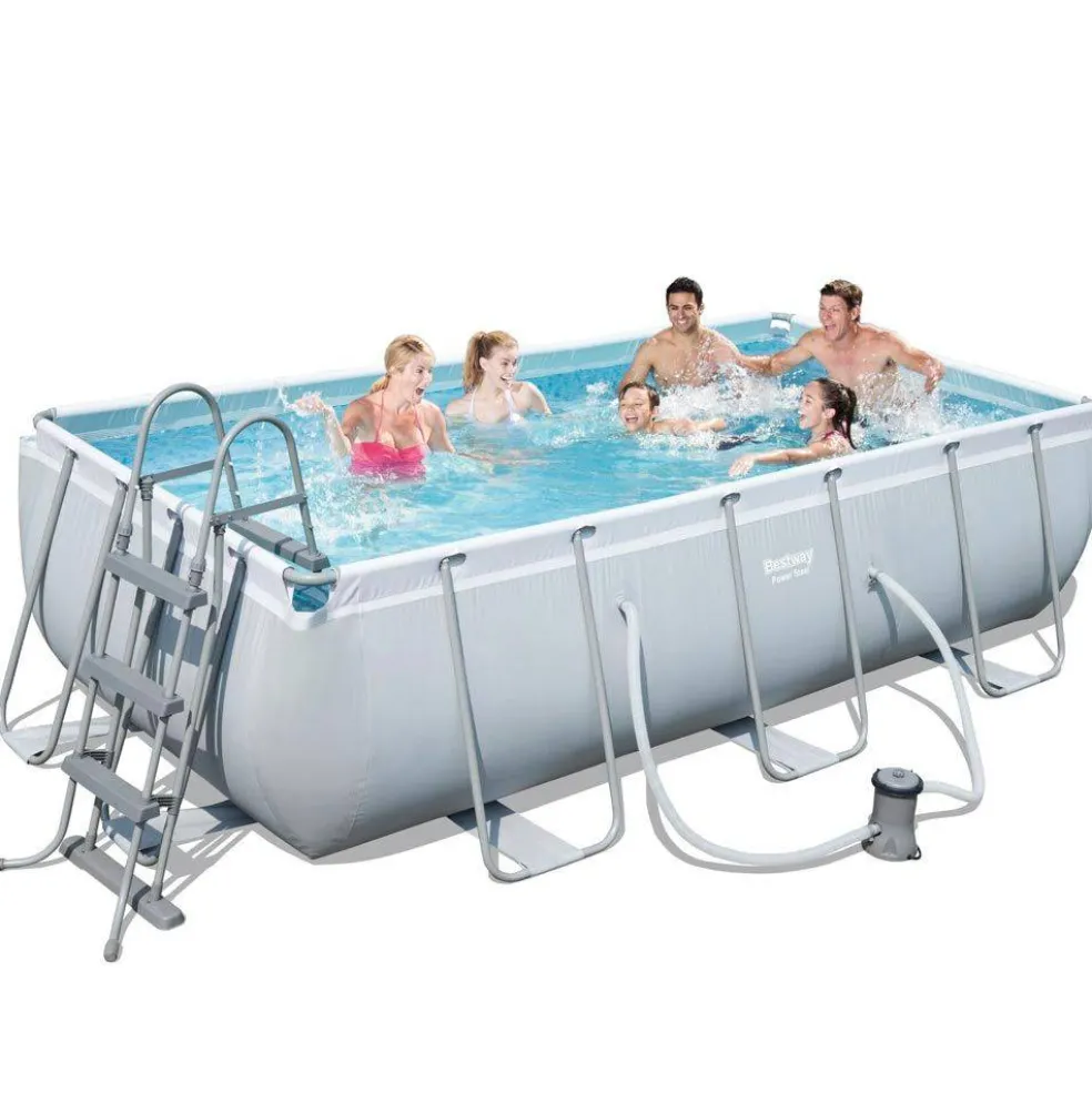 Basen stelażowy Power Steel 404 x 201 x 100 cm BESTWAY
