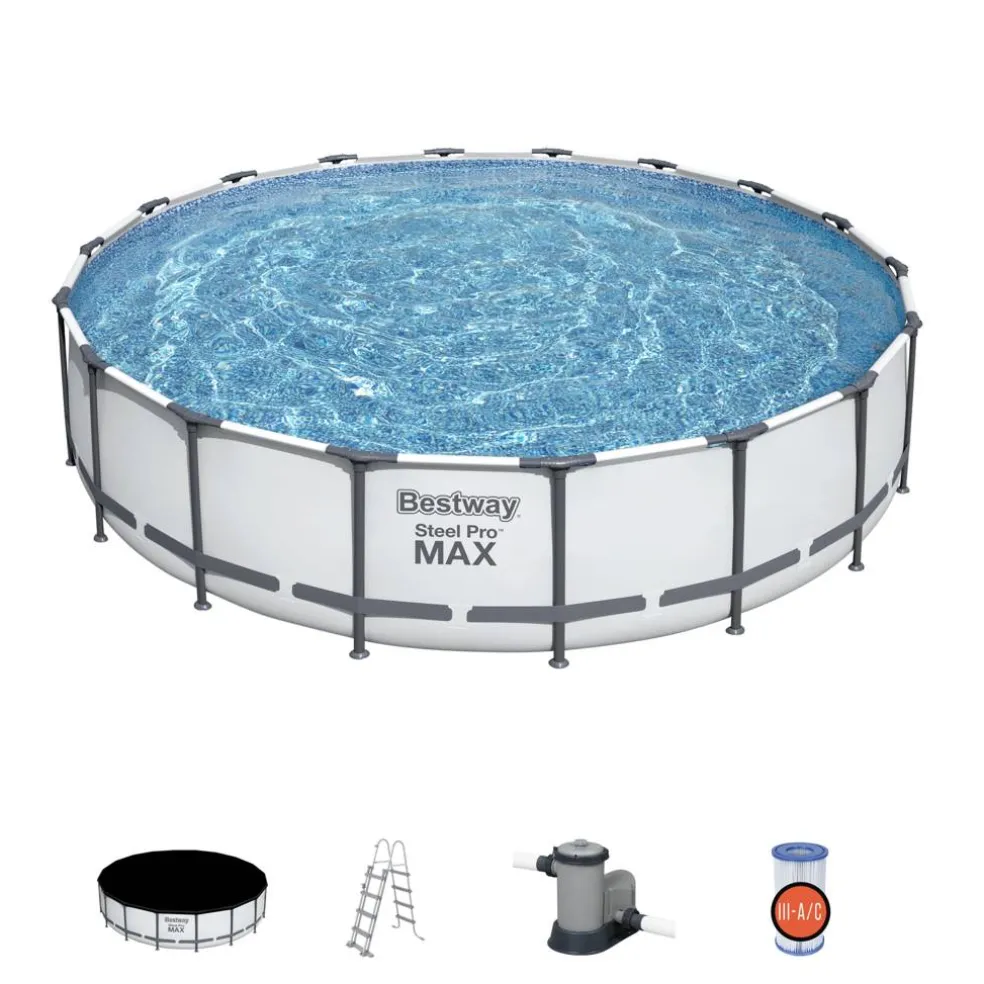 Basen stelażowy Steel Pro Max 549 x 122 cm BESTWAY