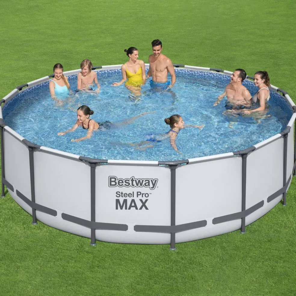 Basen stelażowy Steel Pro Max 488 x 122 cm BESTWAY