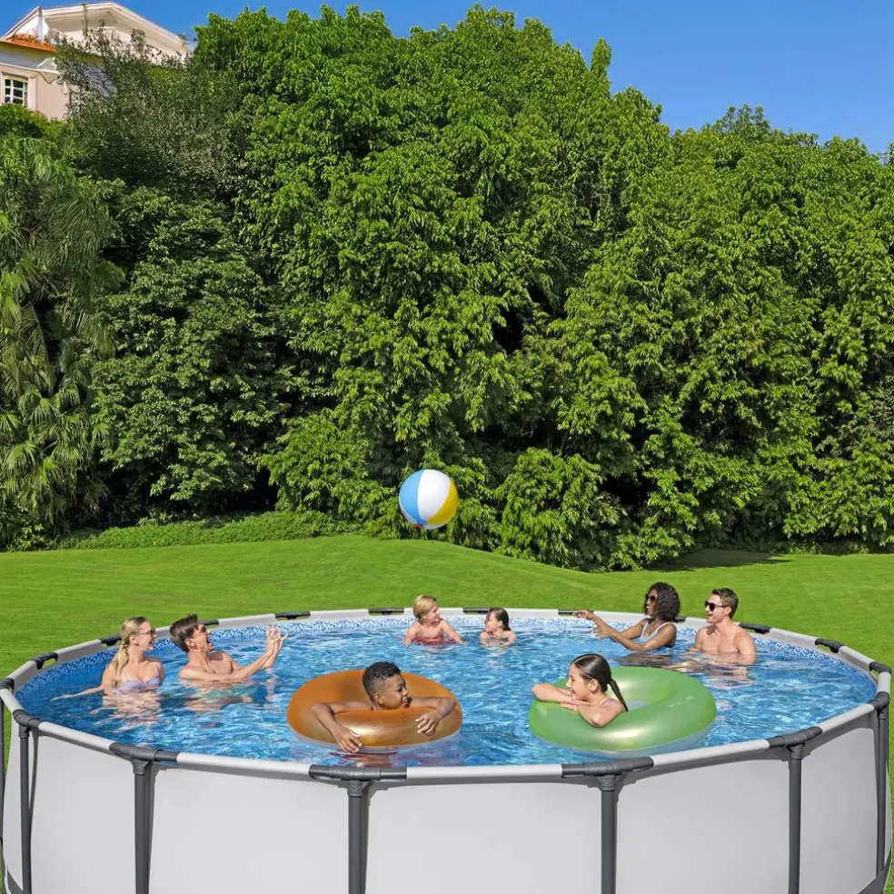 Basen stelażowy Steel Pro Max 488 x 122 cm BESTWAY