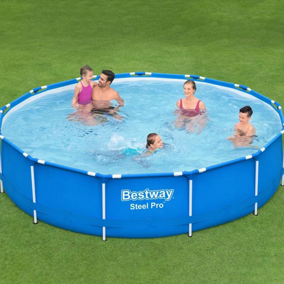 Basen stelażowy Steel Pro 396 x 84 cm BESTWAY