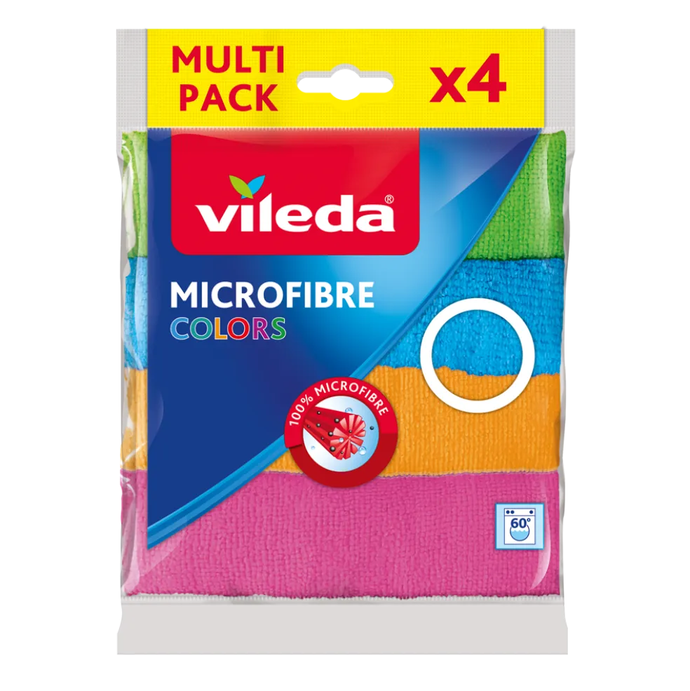 Ściereczka Microfibre Colors 4 szt. VILEDA