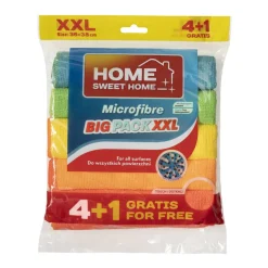 Ścierki uniwersalne z mikrofibry XXL 5 szt. HOME SWEET HOME