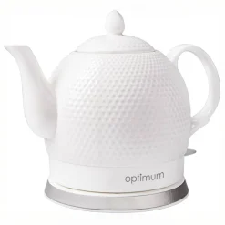 Czajnik elektryczny ceramiczny 1,2 l CJS-1312 z filiżankami OPTIMUM