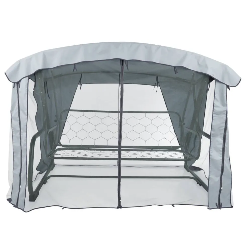 Dach z moskitierą do huśtawki ogrodowej Ravenna 224 x 124 cm PATIO