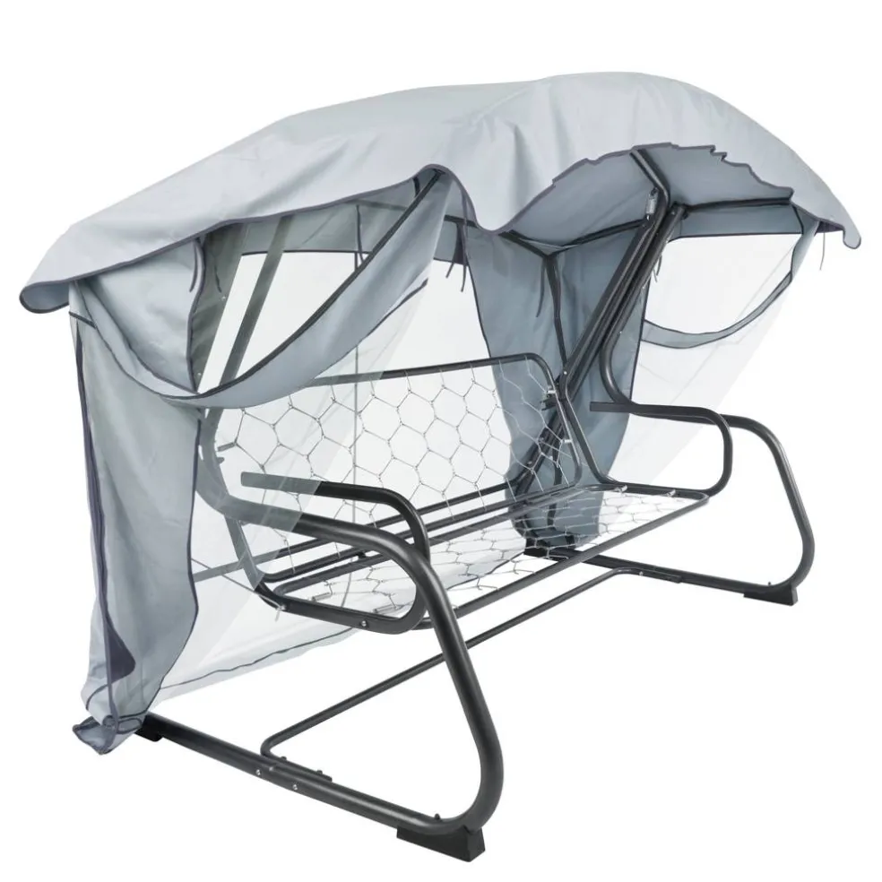 Dach z moskitierą do huśtawki ogrodowej Ravenna 224 x 124 cm PATIO