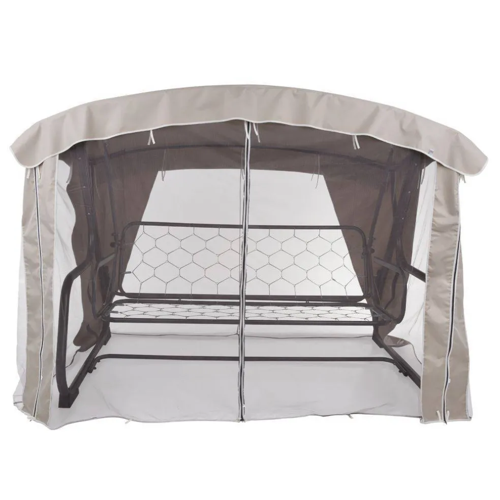 Dach z moskitierą do huśtawki ogrodowej Ravenna 224 x 124 cm PATIO
