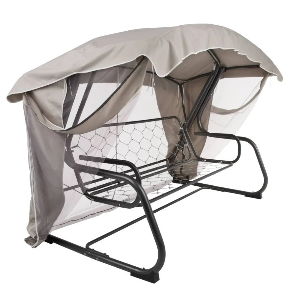 Dach z moskitierą do huśtawki ogrodowej Ravenna 224 x 124 cm PATIO