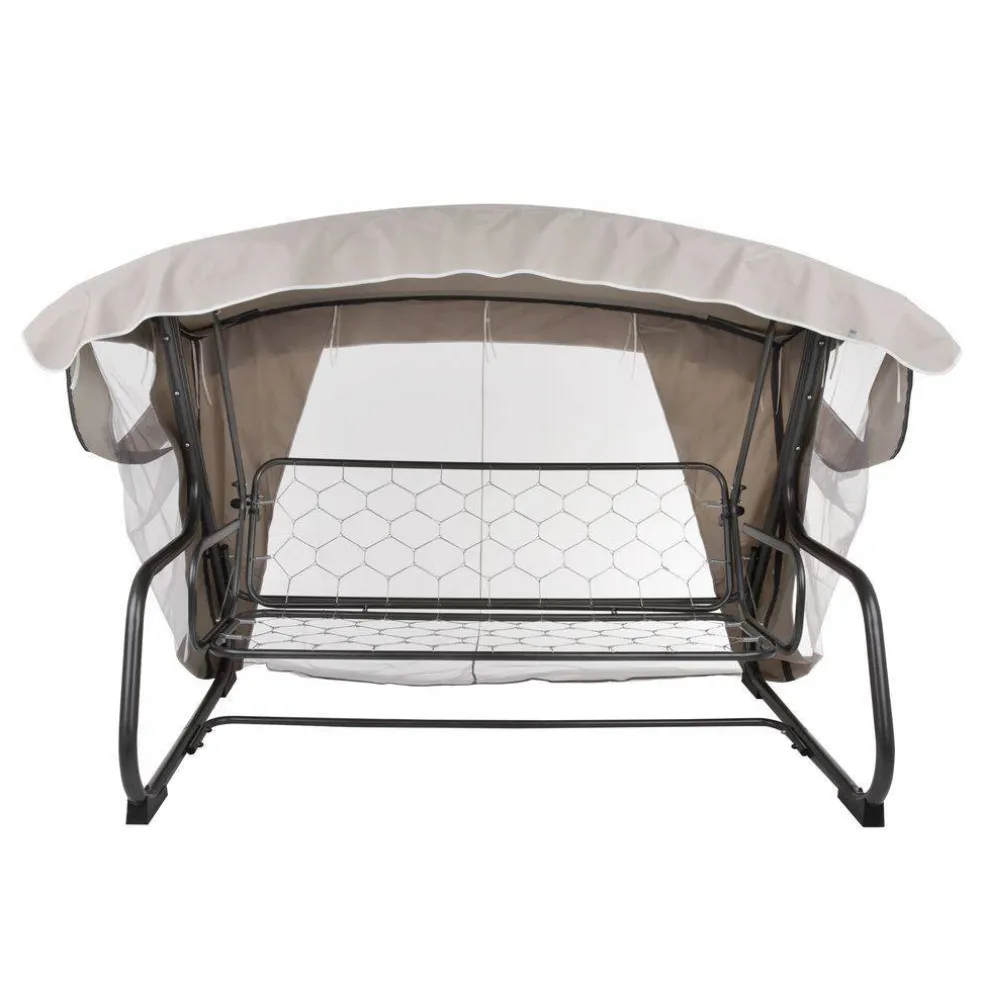 Dach z moskitierą do huśtawki ogrodowej Ravenna 224 x 124 cm PATIO