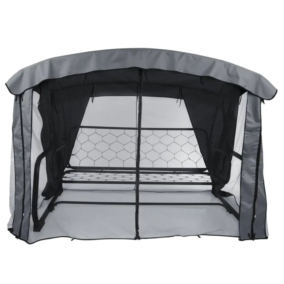 Dach z moskitierą do huśtawki ogrodowej Ravenna 224 x 124 cm PATIO