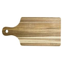 Deska akacjowa do krojenia Parma 32,5 x 16 x 1,5 cm z uchwytem AMBITION