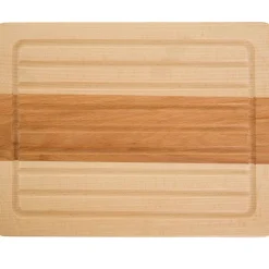 Deska do krojenia drewniana prostokątna Woody 30 x 23 cm DOMOTTI
