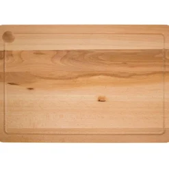 Deska do krojenia drewniana prostokątna Woody 45 x 30 cm DOMOTTI