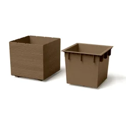 Donica kwadratowa Madera Case ECO Wood 29 x 29 cm PROSPERPLAST