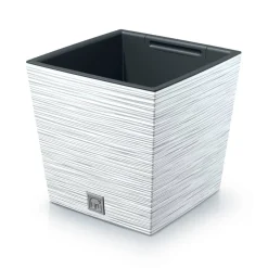 Donica ogrodowa Furu Square Low 24 x 24 cm PROSPERPLAST