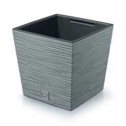 Donica ogrodowa Furu Square Low 24 x 24 cm PROSPERPLAST