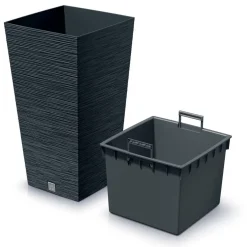 Donica ogrodowa Furu Square 55 x 30 cm PROSPERPLAST