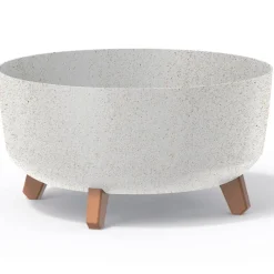 Donica ogrodowa Gracia Low ECO Wood 38 x 19,5 cm PROSPERPLAST