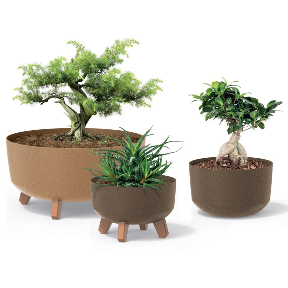 Donica ogrodowa Gracia Low ECO Wood 38 x 19,5 cm PROSPERPLAST