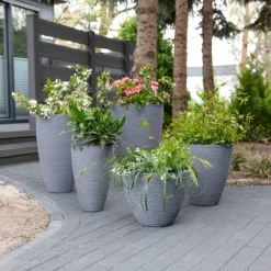 Donica ogrodowa okrągła Kubus 45 cm x 70 cm PATIO