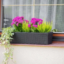 Donica ogrodowa prostokątna 60 cm x 16 cm x 14 cm PATIO