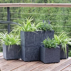 Donica ogrodowa Sierra Case Beton Effect 57 x 29 cm PROSPERPLAST