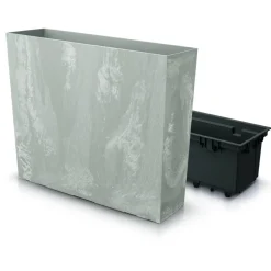 Donica ogrodowa Urbi Case Beton Effect 58 x 18 cm PROSPERPLAST