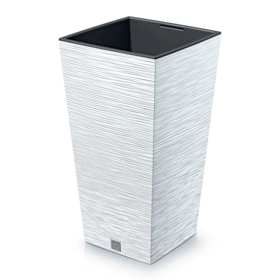 Donica z wkładem Furu Square 45 x 24 cm PROSPERPLAST