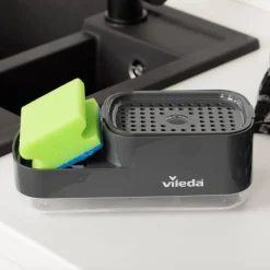 Dozownik do mydła z uchwytem na gąbkę Easy Kitchen VILEDA by Dajar