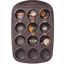 Forma stalowa do muffinek Asimetria 12 szt. PYREX