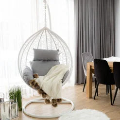 Fotel wiszący kokon Fabien biały PATIO