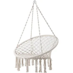 Fotel wiszący sznurowany Bocianie Gniazdo 50 / 70 x 123 cm PATIO