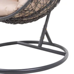 Fotel wiszący z technorattanu Cyrille PATIO