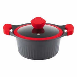 Garnek aluminiowy z pokrywką Rose 16 cm 1,3 l AMBITION