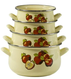 Garnek emaliowany Apple DOMOTTI