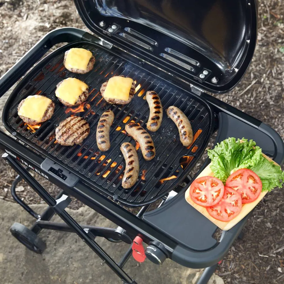 Grill gazowy przenośny Traveler Compact czarny WEBER