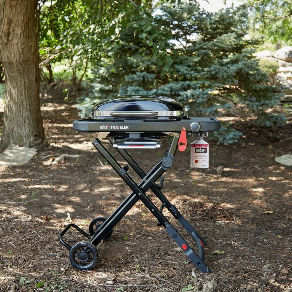 Grill gazowy przenośny Traveler Compact czarny WEBER