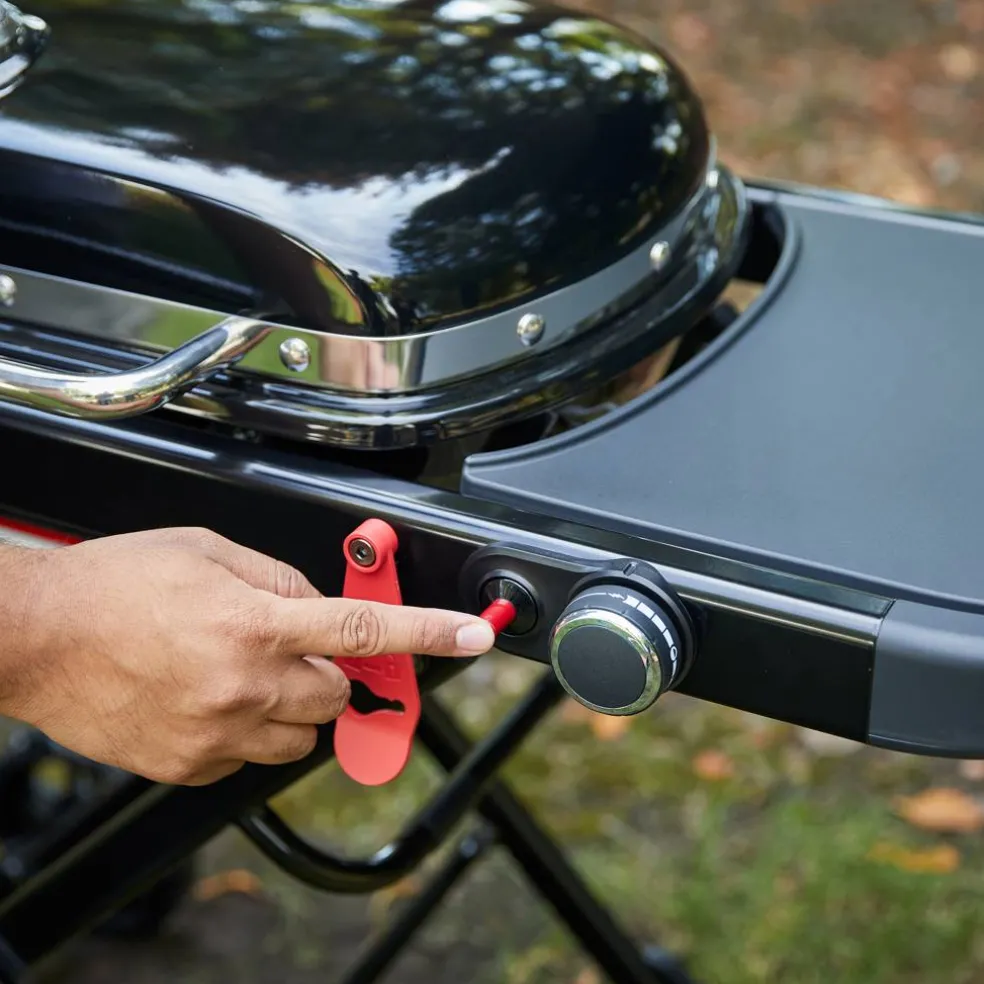 Grill gazowy składany Traveler czarny WEBER