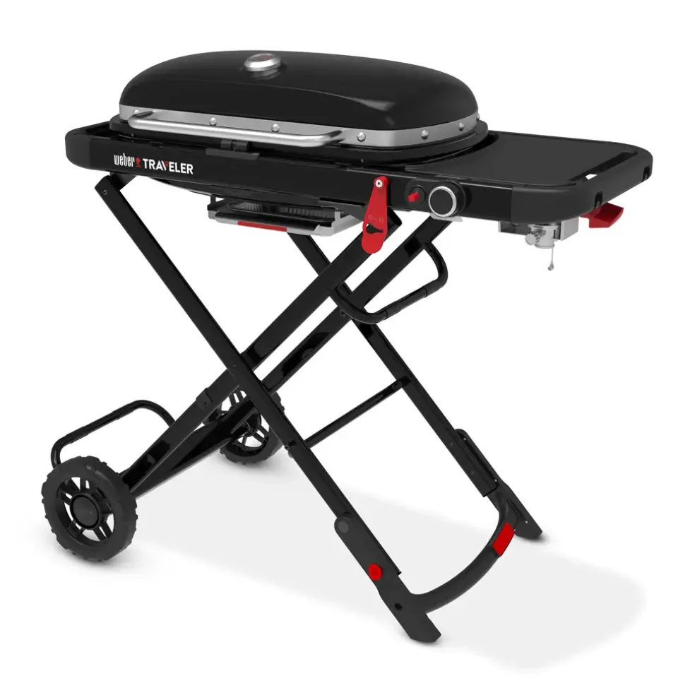 Grill gazowy składany Traveler czarny WEBER
