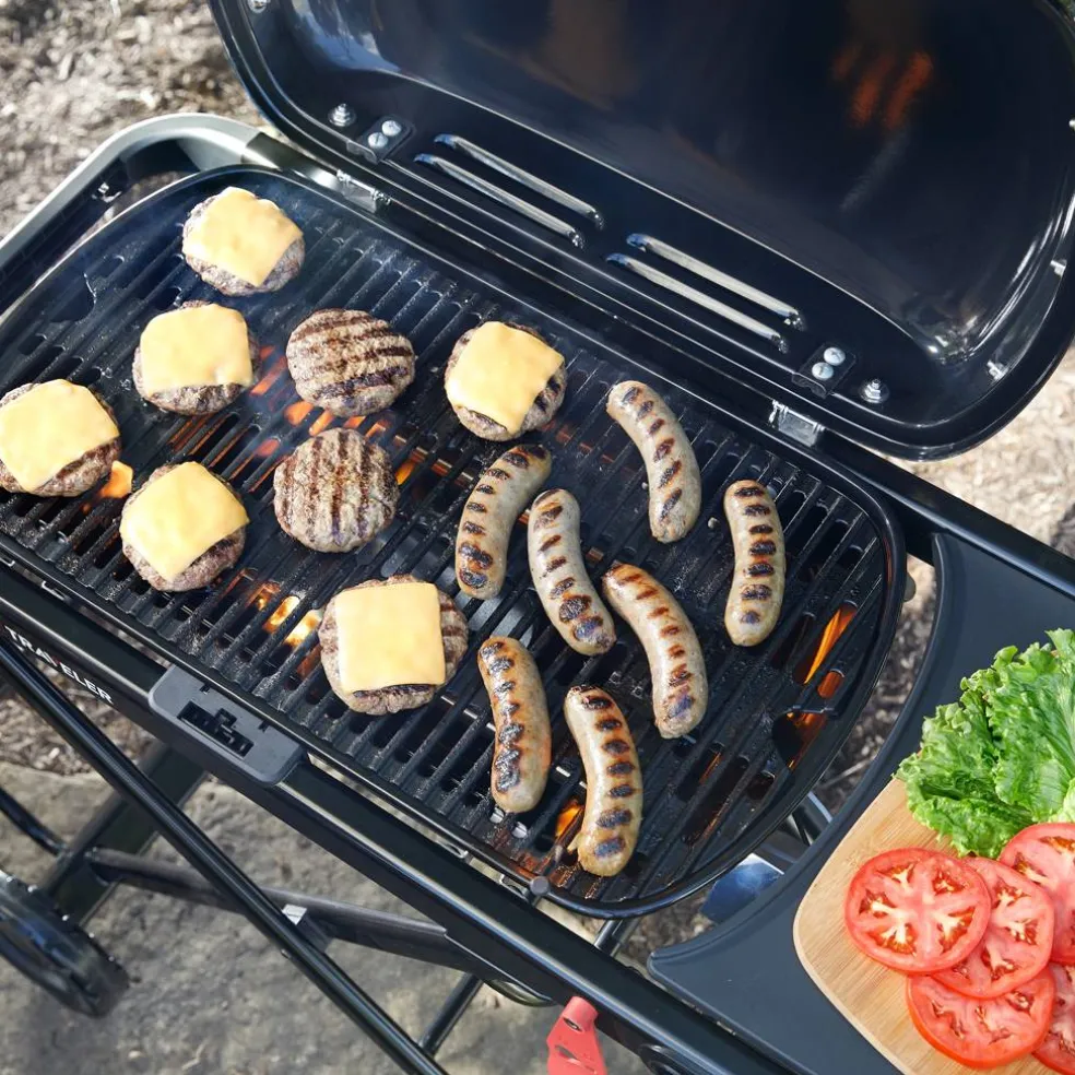 Grill gazowy składany Traveler czarny WEBER