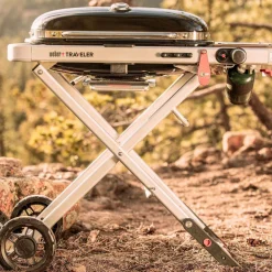 Grill gazowy Traveler czarny WEBER
