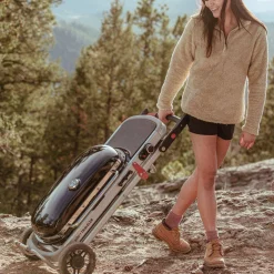 Grill gazowy Traveler czarny WEBER
