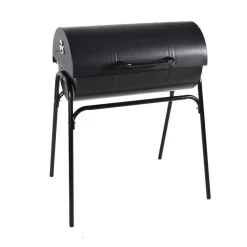 Grill węglowy lokomotywa czarny PATIO