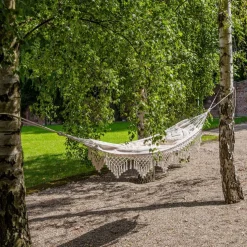 Hamak ogrodowy z frędzelkami 200 cm x 100 cm PATIO