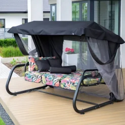 Huśtawka ogrodowa z moskitierą Venezia Lux PATIO