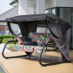 Huśtawka ogrodowa z moskitierą Venezia Lux PATIO