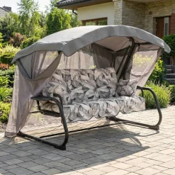 Huśtawka ogrodowa z moskitierą Ravenna Lux PATIO